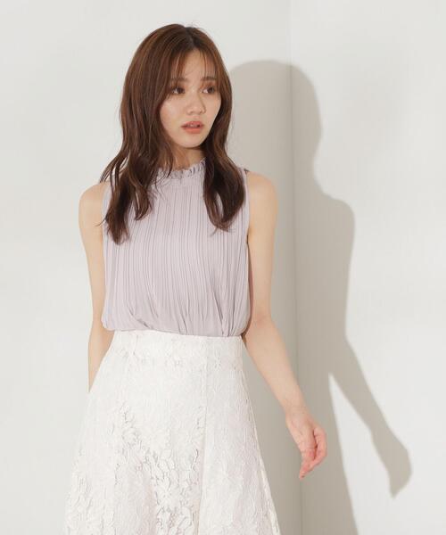 PROPORTION BODY DRESSING（プロポーションボディドレッシング）の「プリーツブラウス / 1214210705（シャツ/ブラウス・レディース・ブラック/グレー/ピンク・FREE）」の13枚目の写真