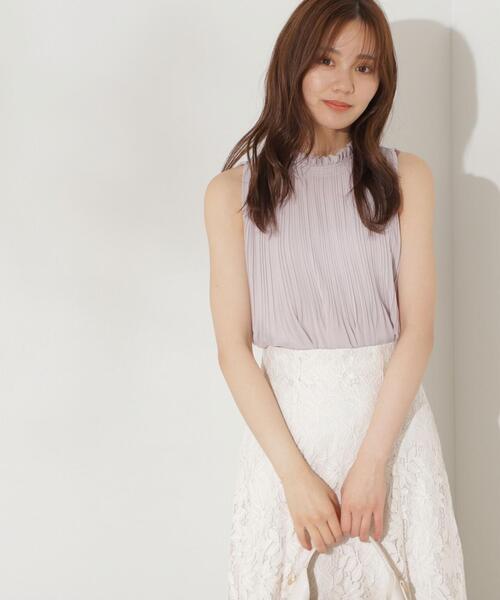 PROPORTION BODY DRESSING（プロポーションボディドレッシング）の「プリーツブラウス / 1214210705（シャツ/ブラウス・レディース・ブラック/グレー/ピンク・FREE）」の12枚目の写真