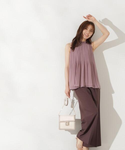 PROPORTION BODY DRESSING（プロポーションボディドレッシング）の「プリーツブラウス / 1214210705（シャツ/ブラウス・レディース・ブラック/グレー/ピンク・FREE）」の5枚目の写真