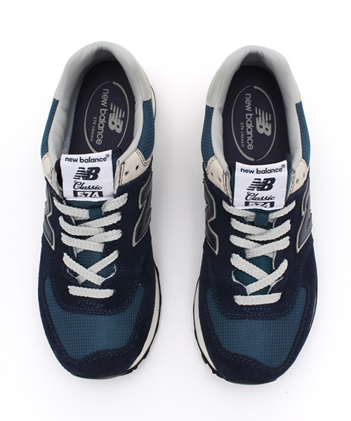 NEW BALANCE（ニューバランス）の「レディースサイズ ニューバランス グレー ネイビー new balance ML574 VG/VN（スニーカー・レディース・グレー/ネイビー・23.5cm/23cm/24.5cm/24cm）」の8枚目の写真