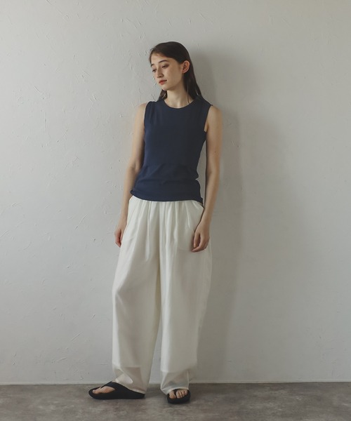 MINERTE】sheer tack pants / タック入りシアーパンツ（その他