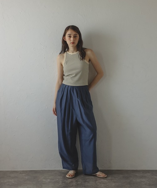 ヘリドットサイ メニータックパンツ(値札付き) Many tuck pants メニータックパンツ（その他パンツ）｜HeRIN