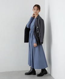 【ZOZO限定】バックベルトギャザーワンピース