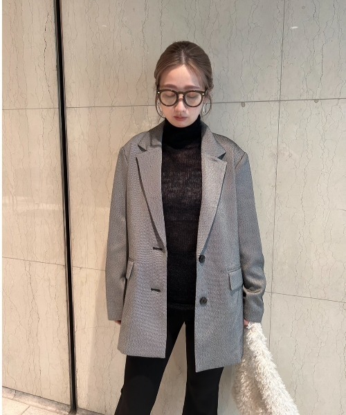 emmi（エミ）の「eco ツイードシングルジャケット（その他アウター