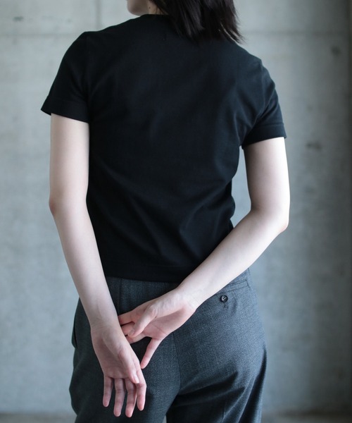 G.V.G.V.（ジーヴィージーヴィー）の「LOVE AND LIE EMBROIDERY H/S TEE（Tシャツ/カットソー・レディース・ブラック/ホワイト・ONE SIZE）」の5枚目の写真