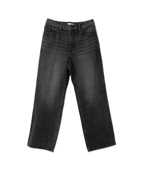WEGO（ウィゴー）の「WEGO/デニムストレートパンツ（デニムパンツ・メンズ・グレー/ブラック/ライトインディゴブルー・LARGE/MEDIUM/SMALL）」の8枚目の写真