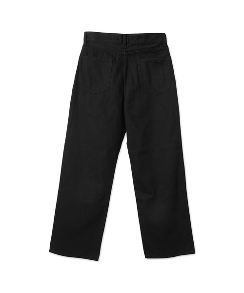 WEGO（ウィゴー）の「WEGO/デニムストレートパンツ（デニムパンツ・メンズ・グレー/ブラック/ライトインディゴブルー・LARGE/MEDIUM/SMALL）」の4枚目の写真