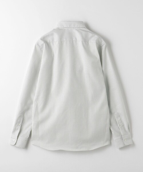 green label relaxing(グリーンレーベルリラクシング)の「エブリット コットンオックス ストライプ スナップ ボタンダウン シャツ -イージーアイロン-(シャツ/ブラウス・メンズ・ライトグレー/ライム・S/M/L/XL)」の18枚目の写真