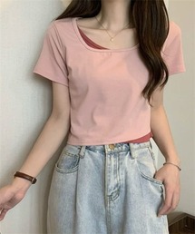 配色半袖Tシャツ