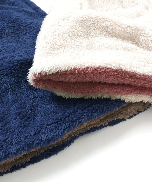 KRIFF MAYER Kid's Collection（クリフメイヤーキッズコレクション）の「ニンジャりん フード型 ボリューム ネックウォーマー（ネックウォーマー/スヌード・キッズ・オフホワイト/カーキ/カモフラージュ/ネイビー/チャコール/ブルー/グレー/レオパード/カラフル/ブラウン・LARGE/MEDIUM）」の22枚目の写真