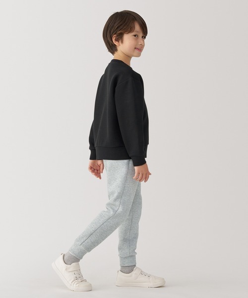 無印良品(ムジルシリョウヒン)の「キッズ 二重編みスウェットジョガーパンツ(スウェットパンツ・キッズ・グレー/ブラック/ライトベージュ・110/120/130/140/150)」の10枚目の写真