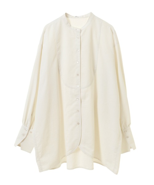 CRAFT STANDARD BOUTIQUE(クラフトスタンダードブティック)の「デシンブザムシャツ ◆(シャツ/ブラウス・レディース・パープル/グリーン/オフホワイト/ブラック・FREE)」の12枚目の写真