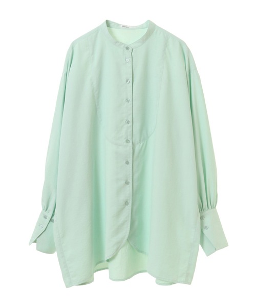 CRAFT STANDARD BOUTIQUE(クラフトスタンダードブティック)の「デシンブザムシャツ ◆(シャツ/ブラウス・レディース・パープル/グリーン/オフホワイト/ブラック・FREE)」の10枚目の写真