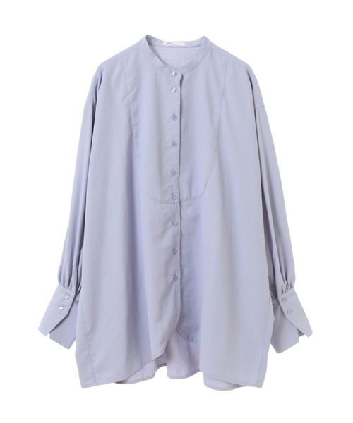 CRAFT STANDARD BOUTIQUE(クラフトスタンダードブティック)の「デシンブザムシャツ ◆(シャツ/ブラウス・レディース・パープル/グリーン/オフホワイト/ブラック・FREE)」の9枚目の写真