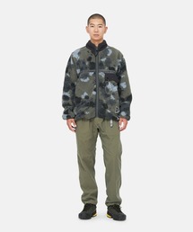 and wander(Ah_[)́yGramicci×and wanderzJQ TAPE FLEECE JACKET(MENS) | JQe[vt[XWPbg(̑AE^[)