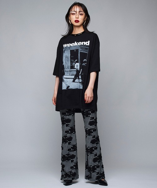 Narcissus（ナルシス）の「【Narcissus】モードロゴＴシャツ（Tシャツ/カットソー・レディース・ホワイト/ブラック・FREE）」の8枚目の写真