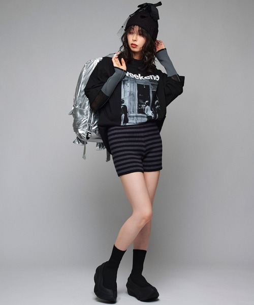 Narcissus（ナルシス）の「【Narcissus】モードロゴＴシャツ（Tシャツ/カットソー・レディース・ホワイト/ブラック・FREE）」の16枚目の写真