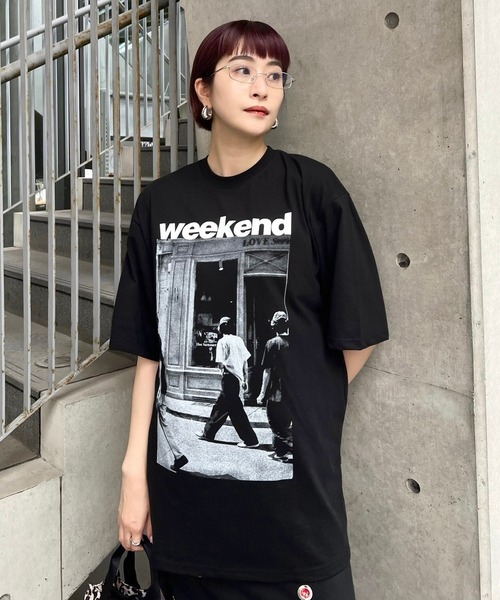 Narcissus（ナルシス）の「【Narcissus】モードロゴＴシャツ（Tシャツ/カットソー・レディース・ホワイト/ブラック・FREE）」の21枚目の写真