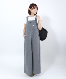 Lee（リー）の「Lee（リー）OVERALL SKIRT/オーバーオールスカート/ジャンパースカート レディース（ジャンパースカート）」