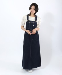Women's Denim Overalls Skirt（ジャンパースカート）｜DANTON