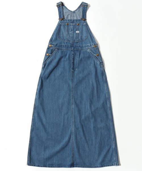 Lee(リー)の「Lee(リー)OVERALL SKIRT/オーバーオールスカート/ジャンパースカート レディース(ジャンパースカート・レディース・ライトインディゴブルー/ダークインディゴブルー/ストライプ/グリーン系その他/ワンウォッシュ・M/S)」の22枚目の写真