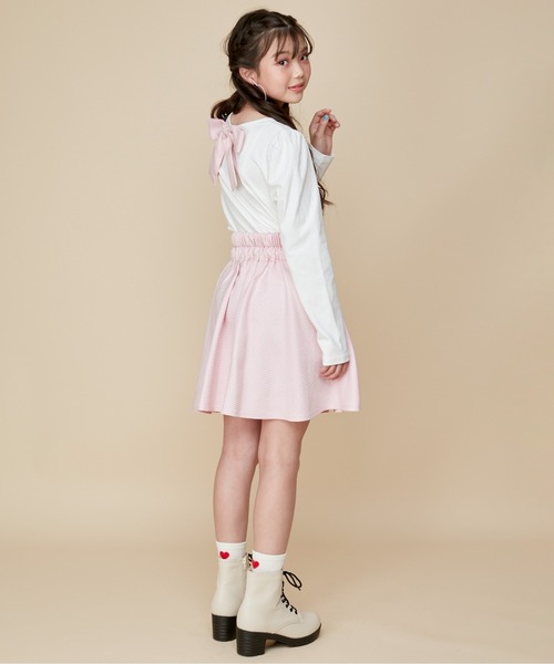 JENNI(ジェニィ)の「シャギーハートクルーソックス(ソックス/靴下・キッズ・ミント/オフホワイト/ブラック・19-21cm/22-24cm)」の9枚目の写真