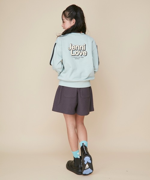 JENNI(ジェニィ)の「シャギーハートクルーソックス(ソックス/靴下・キッズ・ミント/オフホワイト/ブラック・19-21cm/22-24cm)」の13枚目の写真