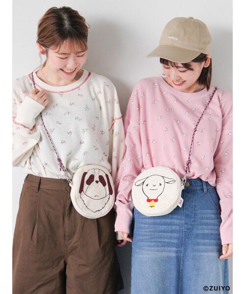 ehka sopo（エヘカソポ）の「【アルプスの少女ハイジ】ショルダーポーチ（ハンドバッグ・レディース・ブラウン/オフホワイト・F）」の7枚目の写真