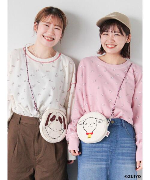 ehka sopo（エヘカソポ）の「【アルプスの少女ハイジ】ショルダーポーチ（ハンドバッグ・レディース・ブラウン/オフホワイト・F）」の8枚目の写真