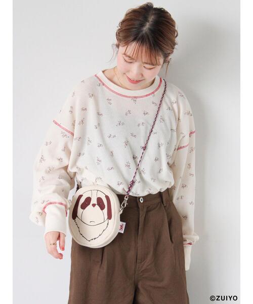 ehka sopo（エヘカソポ）の「【アルプスの少女ハイジ】ショルダーポーチ（ハンドバッグ・レディース・ブラウン/オフホワイト・F）」の11枚目の写真