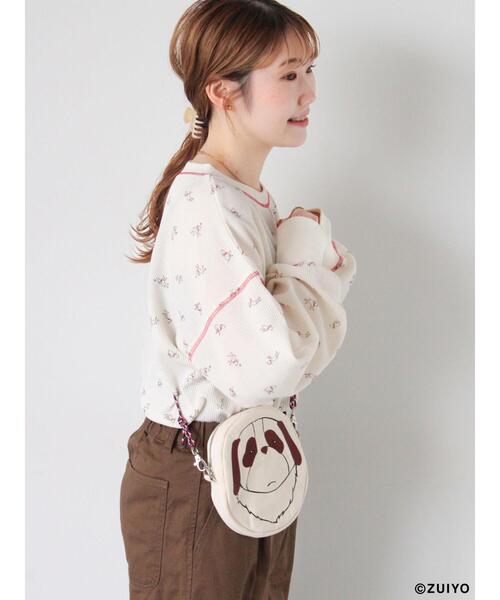 ehka sopo（エヘカソポ）の「【アルプスの少女ハイジ】ショルダーポーチ（ハンドバッグ・レディース・ブラウン/オフホワイト・F）」の12枚目の写真