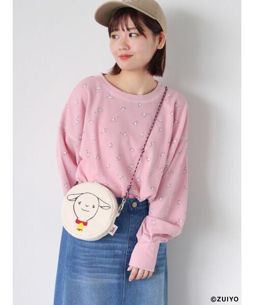 ehka sopo（エヘカソポ）の「【アルプスの少女ハイジ】ショルダーポーチ（ハンドバッグ・レディース・ブラウン/オフホワイト・F）」の16枚目の写真