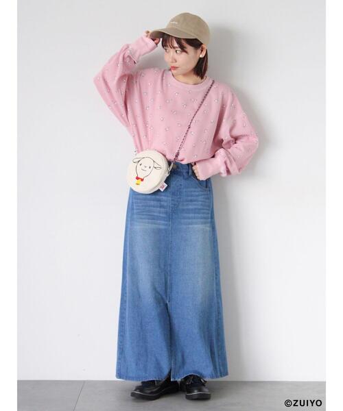 ehka sopo（エヘカソポ）の「【アルプスの少女ハイジ】ショルダーポーチ（ハンドバッグ・レディース・ブラウン/オフホワイト・F）」の20枚目の写真