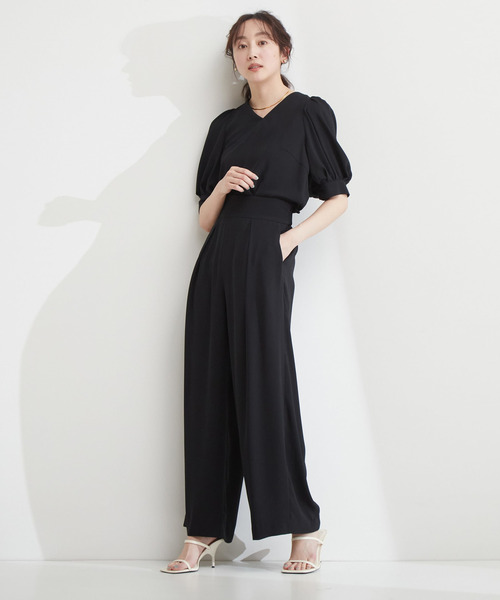 Tiara(ティアラ)の「タックフレアパンツ(その他パンツ・レディース・ブラック/ブラウン・3/2)」の10枚目の写真