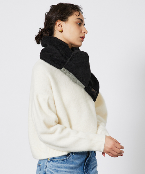 TAION（タイオン）の「【WEB限定】TAION/タイオン リバーシブル ダウンマフラー-ソフトシェルR201ALSML-1SOFT SHELL（マフラー・メンズ・カーキ/グリーン系その他/ダークネイビー/ブラック/グリーン系その他2/グリーン系その他3/ブルー系その他/ブラック系その他・フリー）」の16枚目の写真