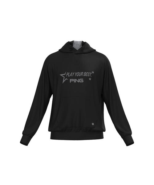 【セール】【PING APPAREL】ジャガードダンボールニットスウェットフーディ ＜PERFORMANCE＞ (MENS)（スウェット）｜PING（ピン）