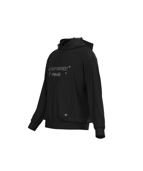 【セール】【PING APPAREL】ジャガードダンボールニットスウェットフーディ ＜PERFORMANCE＞ (MENS)（スウェット）｜PING（ピン）