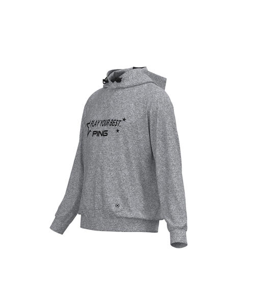 【セール】【PING APPAREL】ジャガードダンボールニットスウェットフーディ ＜PERFORMANCE＞ (MENS)（スウェット）｜PING（ピン）