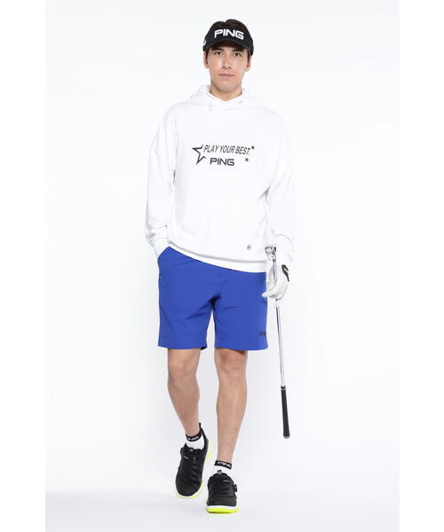 【セール】【PING APPAREL】ジャガードダンボールニットスウェットフーディ ＜PERFORMANCE＞ (MENS)（スウェット）｜PING（ピン）