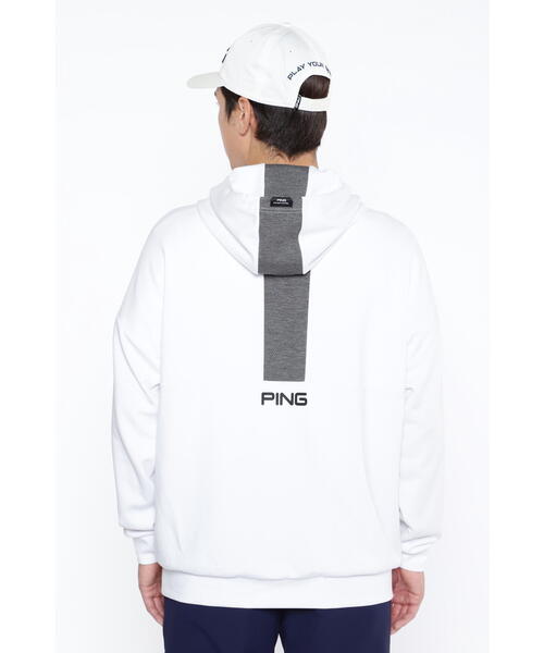 【セール】【PING APPAREL】ジャガードダンボールニットスウェットフーディ ＜PERFORMANCE＞ (MENS)（スウェット）｜PING（ピン）