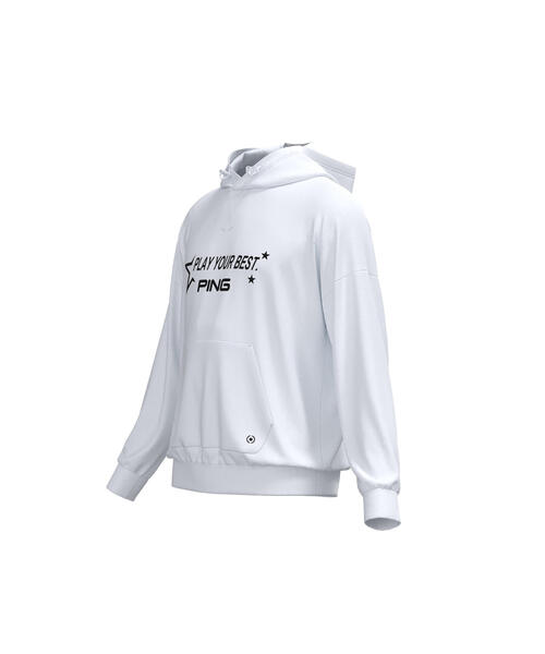 【セール】【PING APPAREL】ジャガードダンボールニットスウェットフーディ ＜PERFORMANCE＞ (MENS)（スウェット）｜PING（ピン）