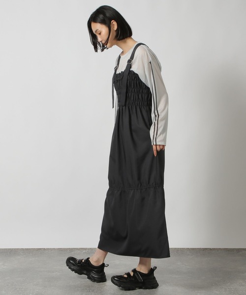 LAKOLE（ラコレ）の「袖ラインプリント長袖T / 148204（Tシャツ/カットソー・レディース・オフホワイト/ブラック/その他1・FREE）」の5枚目の写真