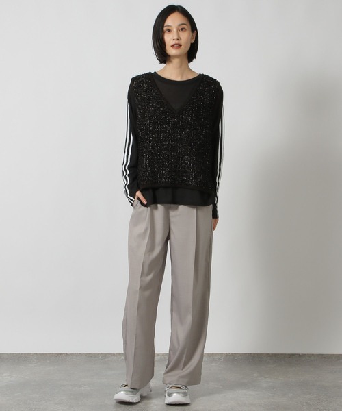 LAKOLE（ラコレ）の「袖ラインプリント長袖T / 148204（Tシャツ/カットソー・レディース・オフホワイト/ブラック/その他1・FREE）」の14枚目の写真