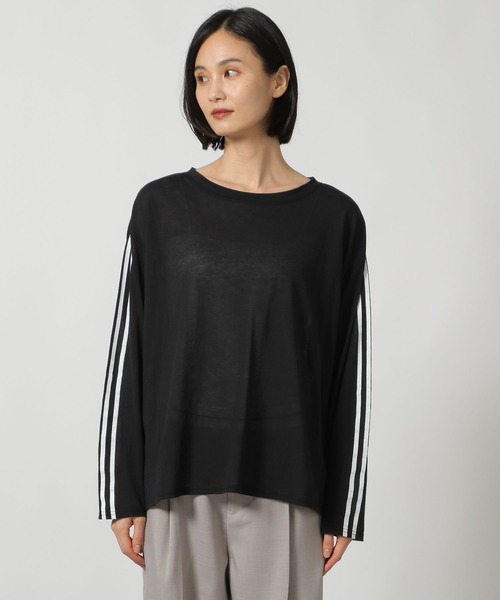 LAKOLE（ラコレ）の「袖ラインプリント長袖T / 148204（Tシャツ/カットソー・レディース・オフホワイト/ブラック/その他1・FREE）」の17枚目の写真