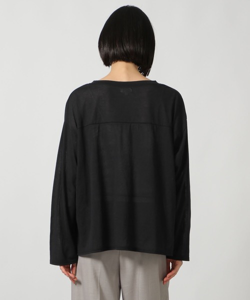 LAKOLE（ラコレ）の「袖ラインプリント長袖T / 148204（Tシャツ/カットソー・レディース・オフホワイト/ブラック/その他1・FREE）」の19枚目の写真