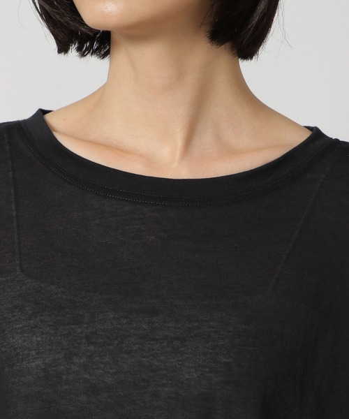 LAKOLE（ラコレ）の「袖ラインプリント長袖T / 148204（Tシャツ/カットソー・レディース・オフホワイト/ブラック/その他1・FREE）」の21枚目の写真