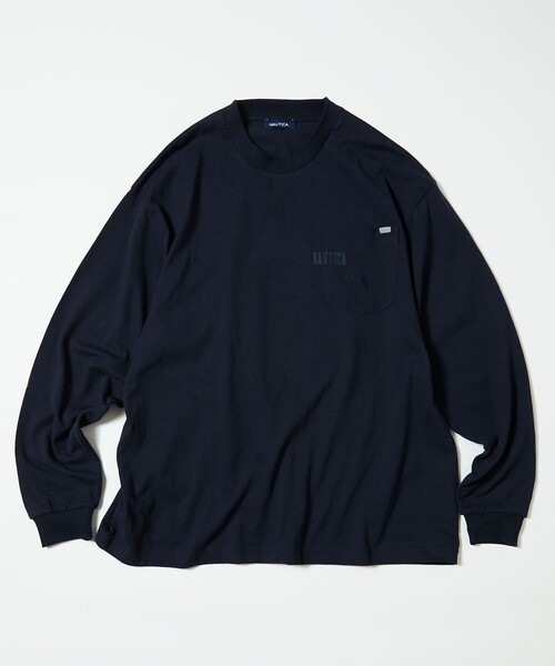 ◆ノルディ◆2-LINE Logo Long-Sleeve T-shirt◆ロゴ長袖Tシャツ ロングTシャツ(FDLT10421) 'ネオフォーティーンロゴ' | アパレル