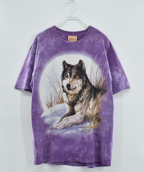 ヴィンテージ古着】Y2K THE MOUNTAIN 狼 タイダイ Tシャツ(T ヴィンテージ古着】Y2K THE MOUNTAIN 狼 タイダイ Tシャツ(T
