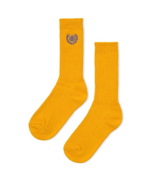 Mardi Mercredi(マルディメクルディ)の「SOCKS MRD LOGO / ソックス MRD ロゴ(ソックス/靴下・レディース・ホワイト/ブルー/パープル/イエロー/ミント/ピンク/レッド/グリーン・FREE)」の6枚目の写真
