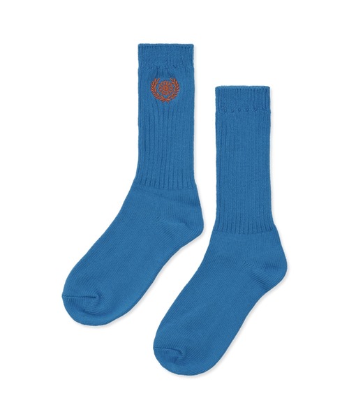 Mardi Mercredi(マルディメクルディ)の「SOCKS MRD LOGO / ソックス MRD ロゴ(ソックス/靴下・レディース・ホワイト/ブルー/パープル/イエロー/ミント/ピンク/レッド/グリーン・FREE)」の5枚目の写真